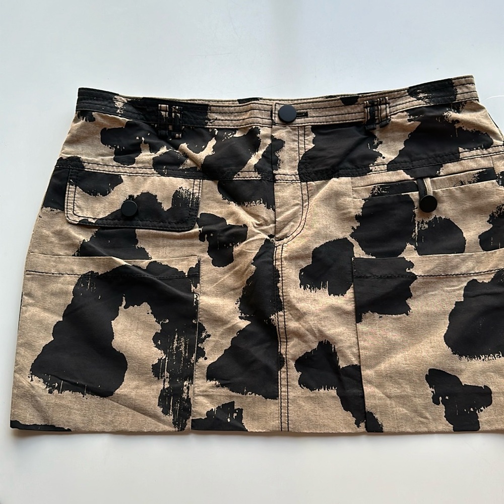 Rachel Roy pony print cargo mini skirt